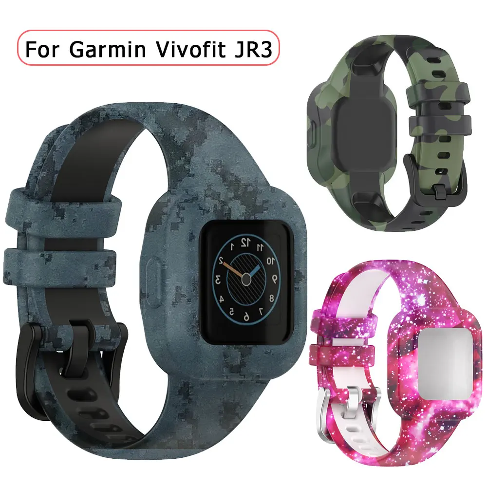 

Kid Watch Strap For Garmin Vivofit JR3 Silicone Soft Wrist Band Bracelet Smartwatch Children Watchband Accessories