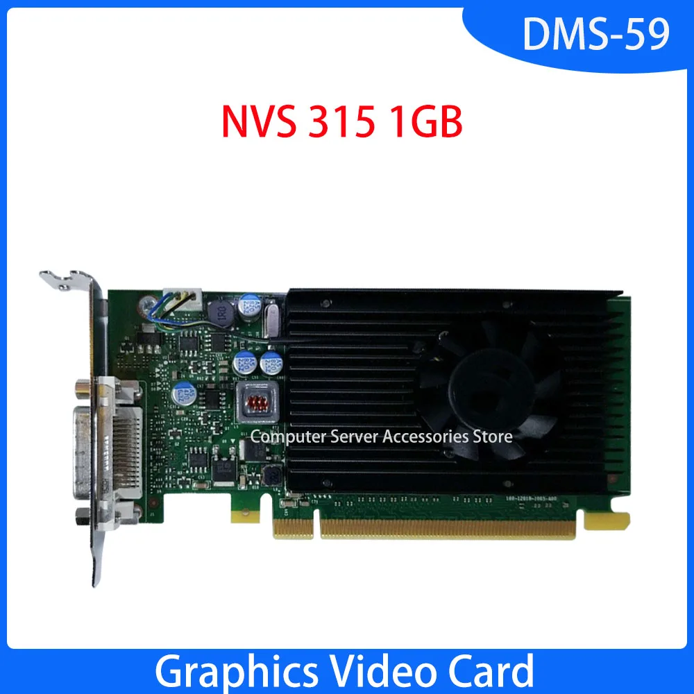 

Used Original Quadro NVS 315 1GB For Windows 10 Graphics Video Card Dual Monitors SFF PCI-Express x16 NVS315 1G Graphics Card