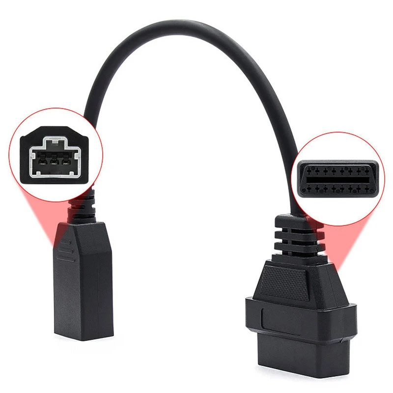 OBD2 кабель для Honda 3Pin OBD1 адаптер OBDII Для 3 Pin на 16 разъем совместимый диагностический