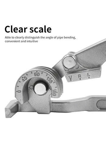3 в 1 Ручной инструмент для гибки труб Комбинированный трубогибочный станок 90 180 градусов Гибочный станок для труб 6 мм 0,24 дюйма 8 мм 0,31 дюйма 10 мм 0,39 дюйма