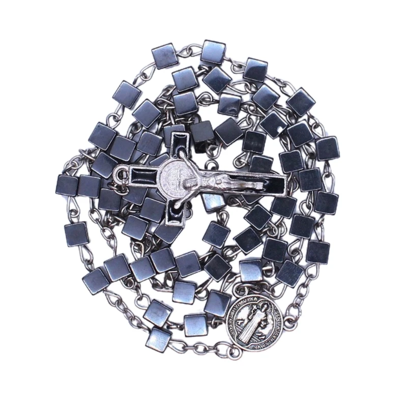 

Catholic Rosary Necklace Prayer Chain Blessing Pendant Neckchain Jewelry Drop Shipping