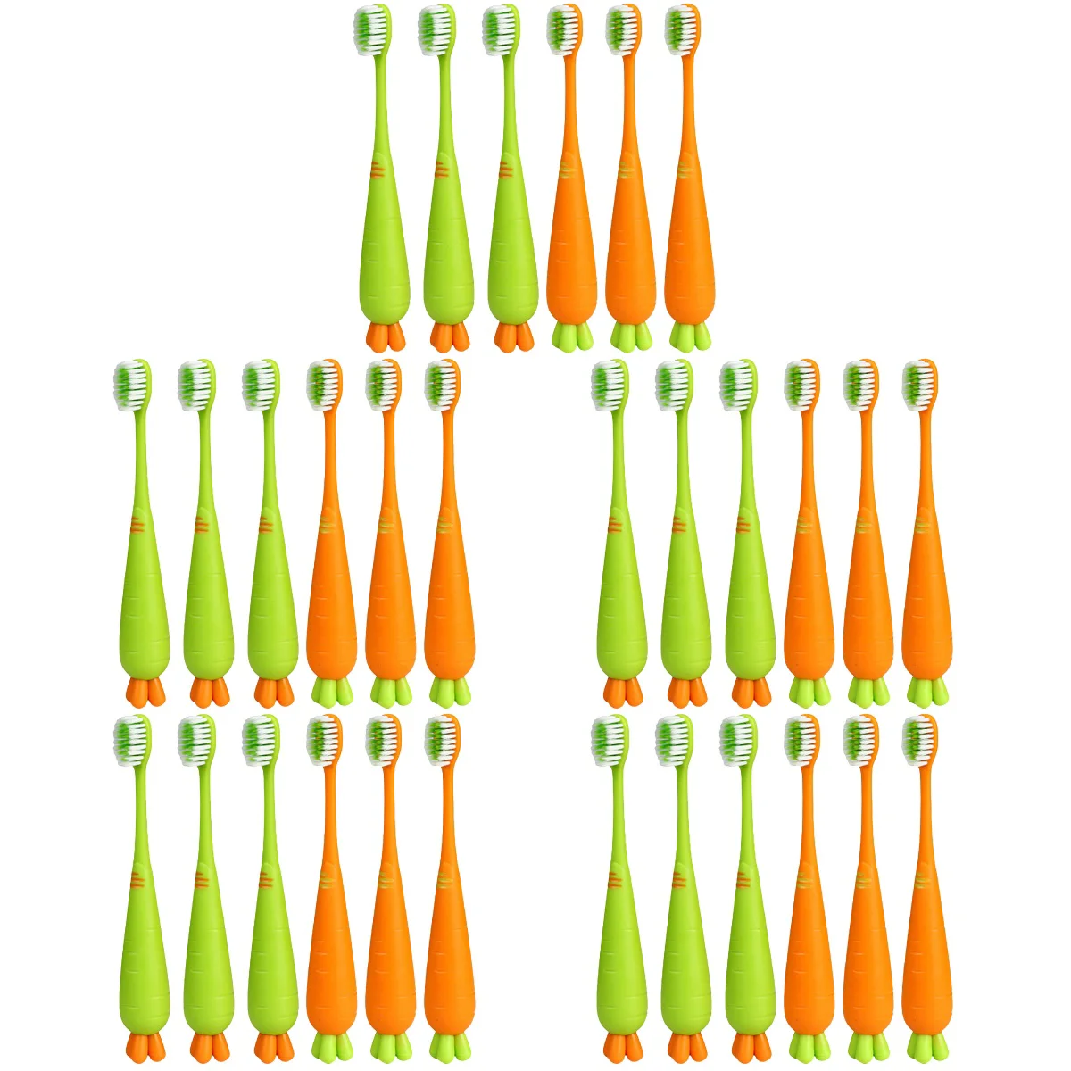 

Carrot Soft Children Toothbrushes Manual Children's Kids Teeth Baby