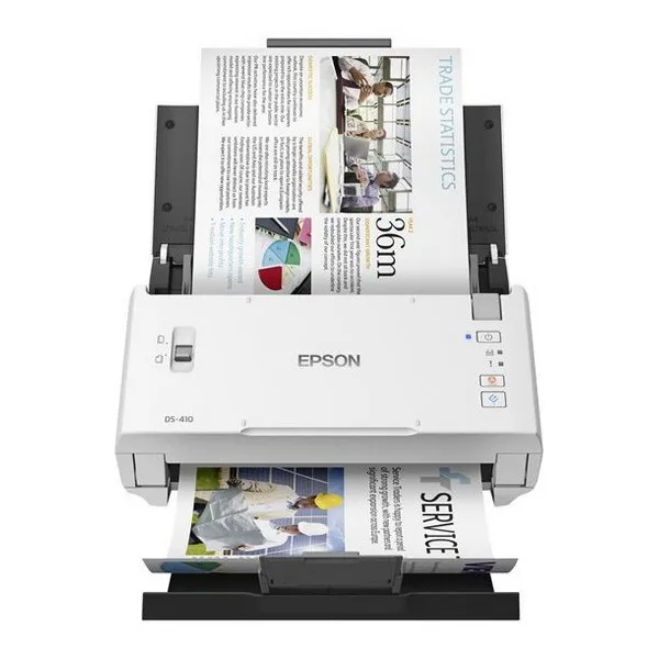 Двухсторонний сканер Epson Φ 600 точек/дюйм USB 2 0 Белый|Сканеры| |