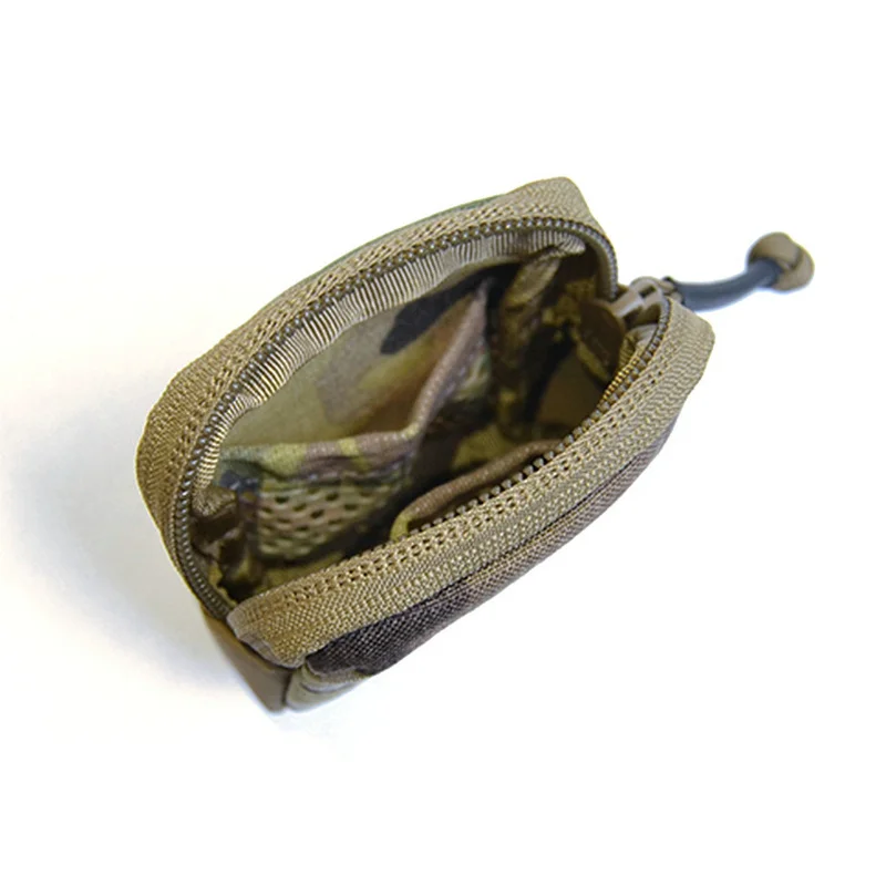 Уличный тактический мини-чехол для аксессуаров наушников сумка ключей EDC кошелек