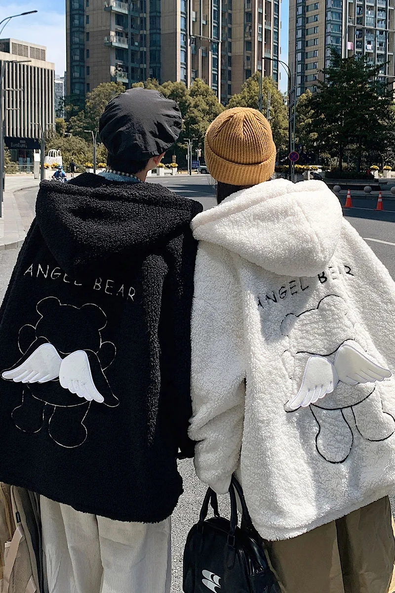 EOENKKY/2022 Winter Men Hooded Parka Oversized Warm Thicken Casual Coats Harajuku Streetwear Male Padded Jackets M-3XL