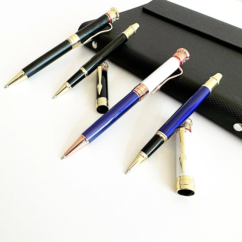 

New Luxury MB Ball Ball Pen Metal Korean Stationery Business Office Writing Pen, Gift 2024