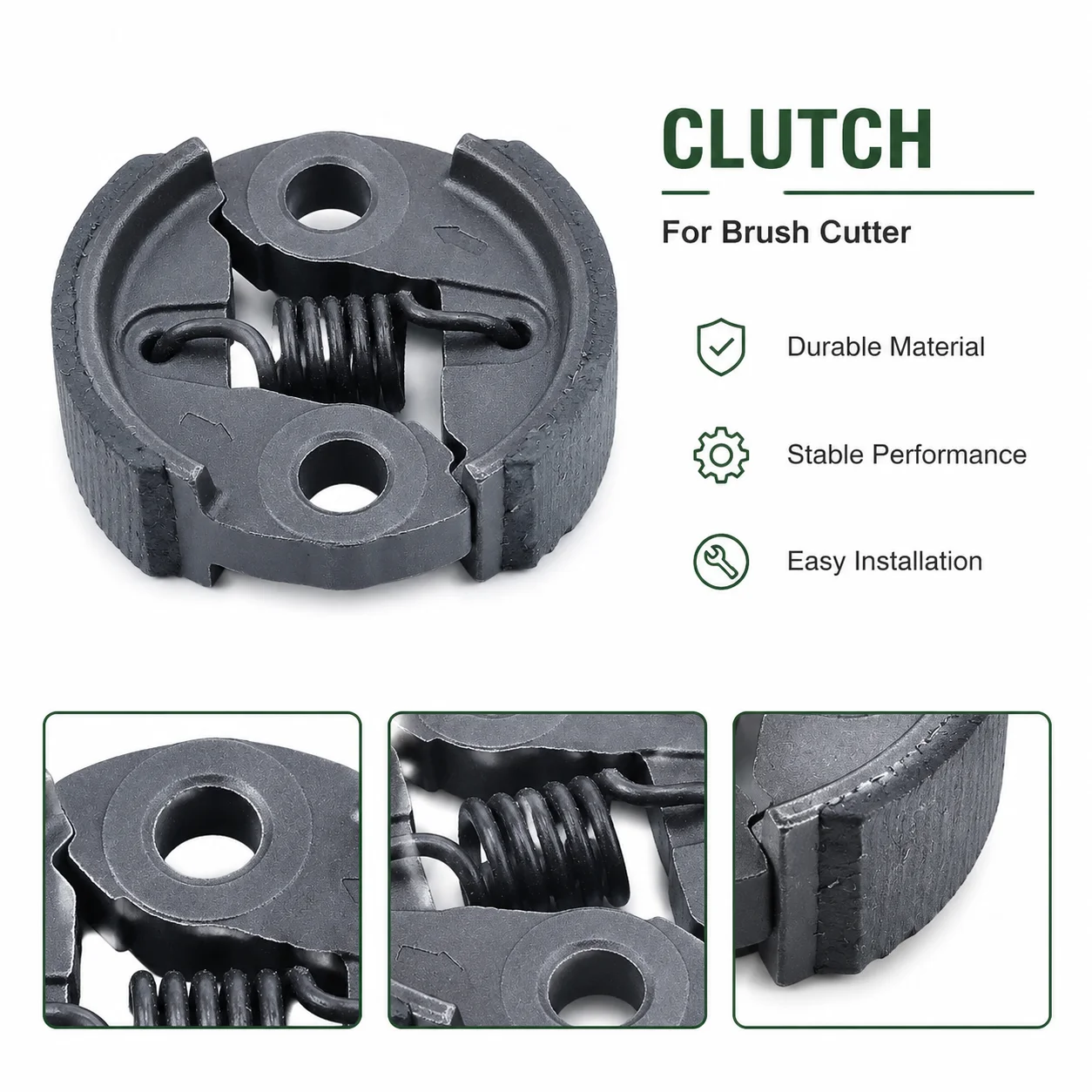 Фото Сцепление для кустореза, подходит для двигателей MITSUBISHI TU26 BC260 CG260 G26 G26L 26CC 1E34F, для триммеров, кусторезов, машин для сбора чая №4