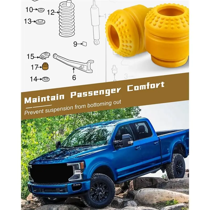 Фото 2 шт. передних амортизаторов для Ford F-250 F-350 F-450 Super Duty 2005-2024 K201944 DC3Z-3020-B 5C3Z3020DA-M53K №3