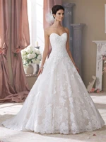 amazing long beaded applique sweetheart court train zipper vintage lace bridal gown vestido de novia mother of the bride dresses
