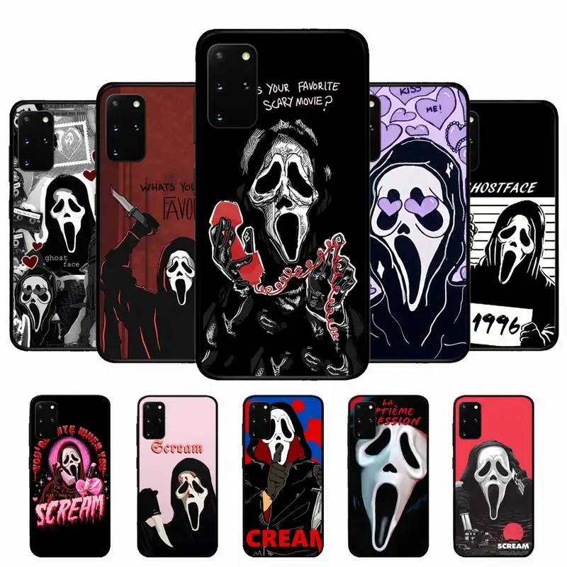 

Ghostface horror Scream Phone Case for Samsung S10 21 20 9 8 plus lite S20 UlTRA 7edge