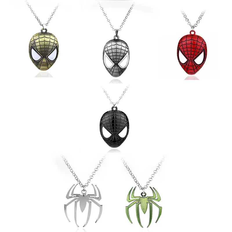 Ожерелье С Изображением Супергероя Мстителей Винтажный Модный Аксессуар Маска