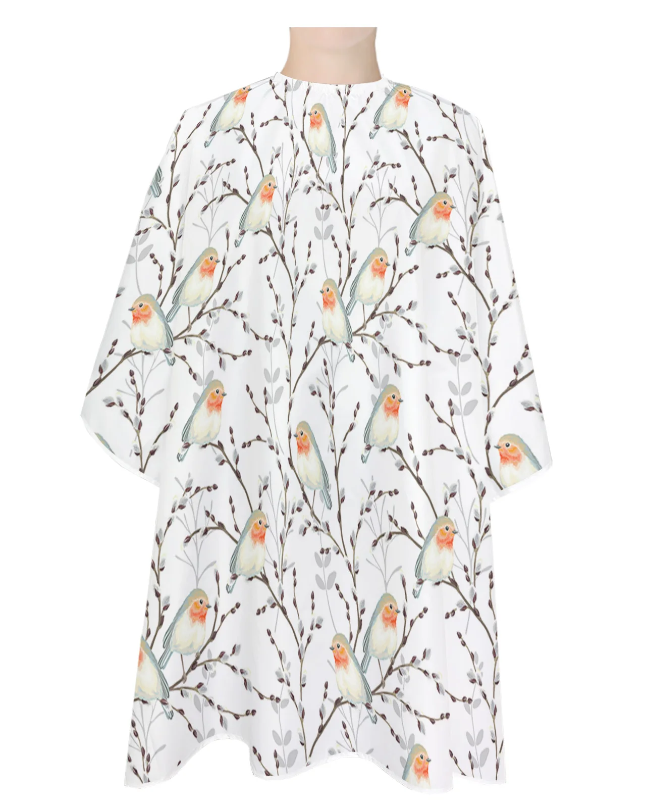 

Фартук для парикмахерской из ивовой ветки и Робина, водонепроницаемый фартук для салона красоты, фартук для парикмахерской из искусственной кожи