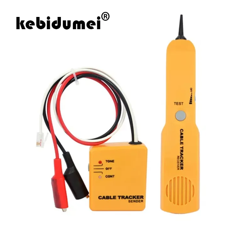 

High Quality Handheld Telephone Cable Tracker Phone Wire Detector RJ11 Line Tester Portable Tool Kit Tracer Receiver