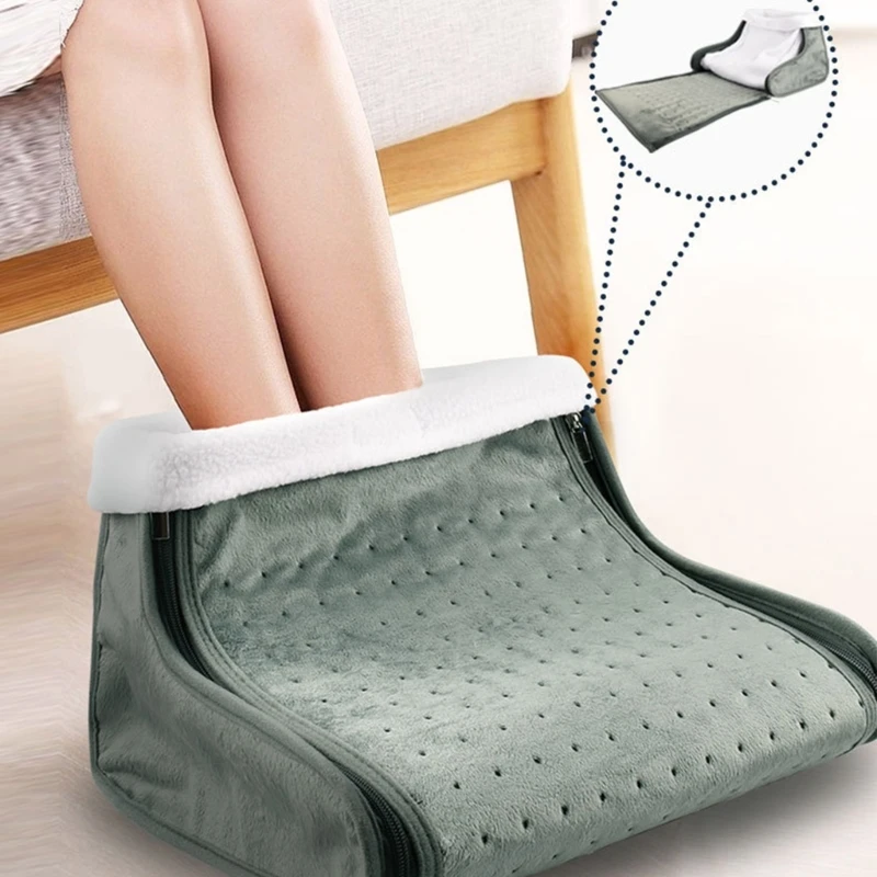 

Electric Heated Foot Warmers,Foot Heating Pad Fast Heat Technology Feet Warmer for Hand,Feet Back Abdomen,Pains Relief B03E