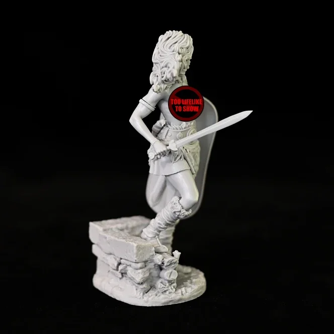 Наборы моделей из смолы 75 мм красота бесцветная и самособранная искусственная