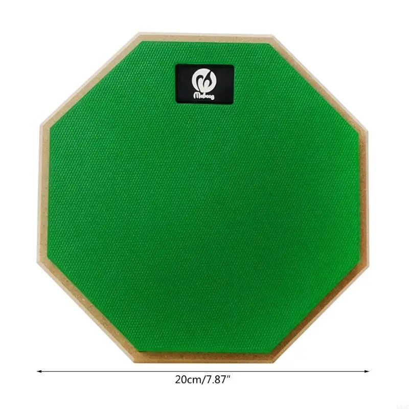 U1JC Silent Drum Practic Pad 8 дюймов Двусторонняя барабанная площадка для ламб для тихих тренировок на манерах и на ваших (art.: 3920ccd400a8c) - 3920ccd400a8c