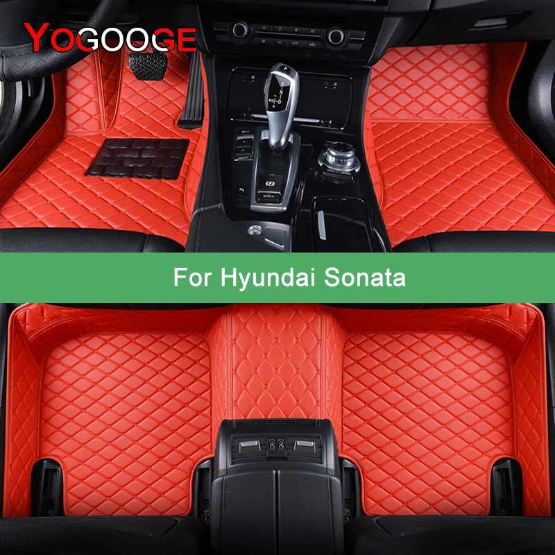 YOGOOGE пользовательские автомобильные коврики для Hyundai Sonata ковры аксессуары ног