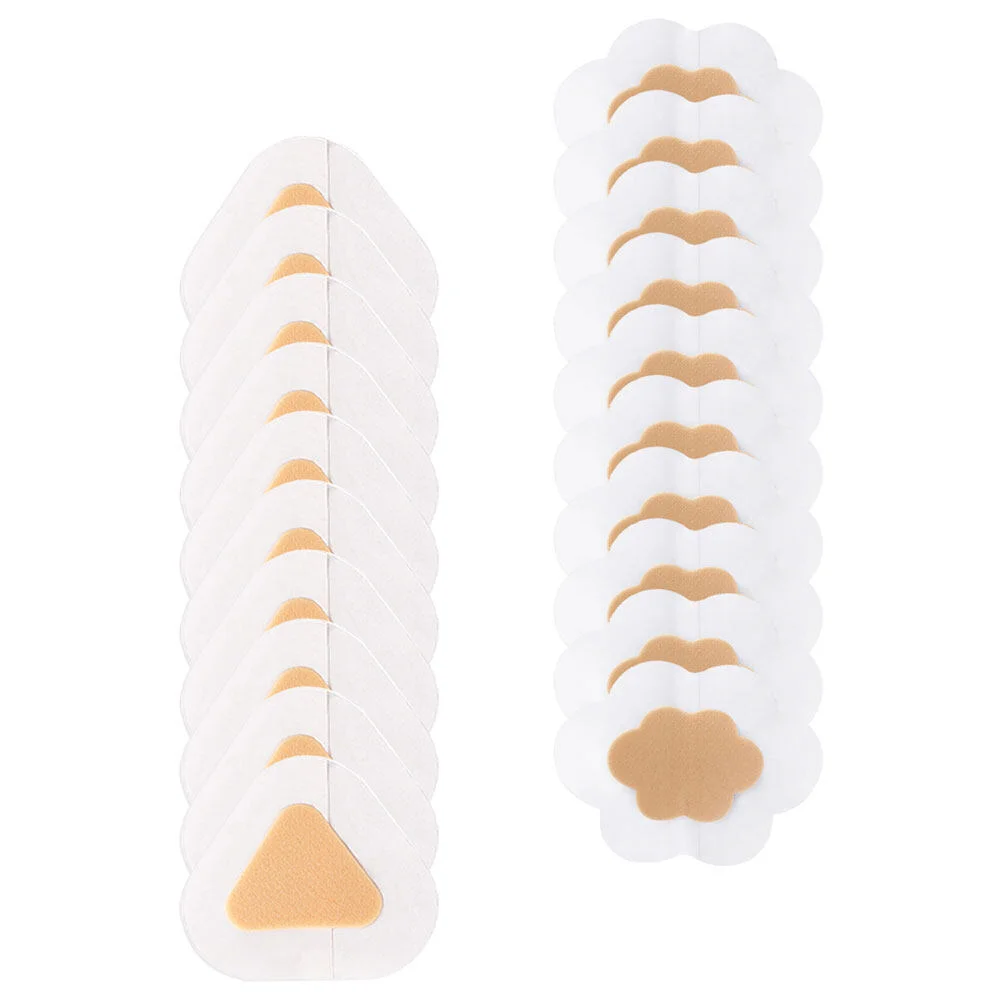 

20 Pcs Sticker High Heel Protectors Foot Pads Shoes Blister Proof Patches Heel Liners Free Tape Foaming Protective Cushions