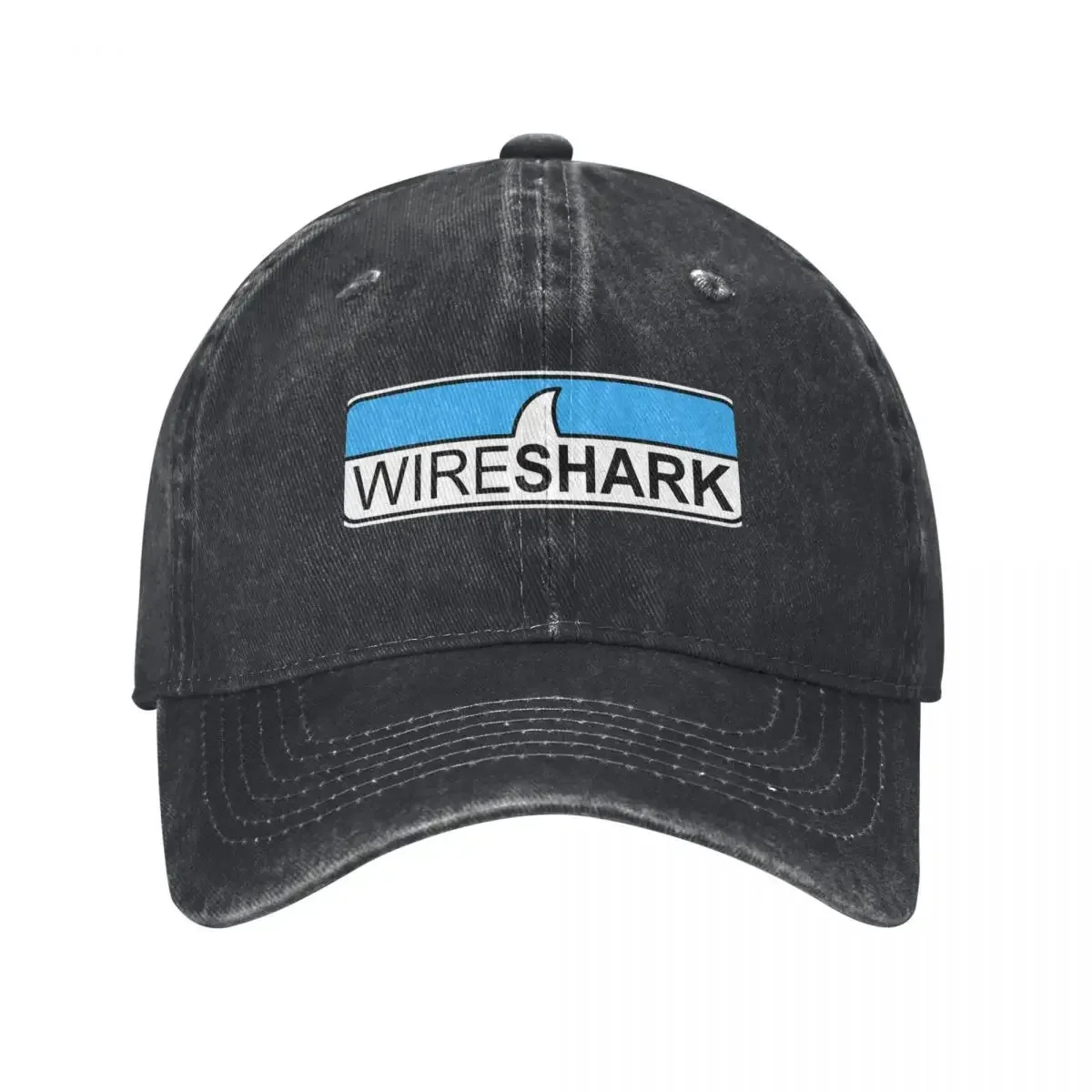 Фото Бейсболка Wireshark Hi-Res Logo Horizontal, черная, люксовая, женская, с логотипом, кепка от солнца, женская, мужская, 2026 №2