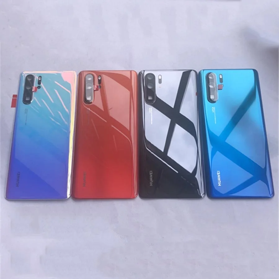 

P30 100% Original Back glass Cover For Huawei P30 Pro, Back Door Replacement Battery Case, Rear Housing Cover With Camera Lens