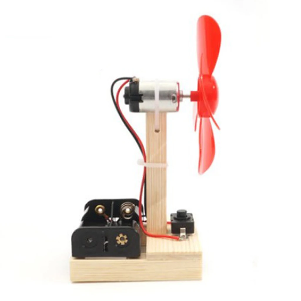 

DC Motor Kit DIY Mini Electric Motor Shaft Blades Propeller, Science Projects