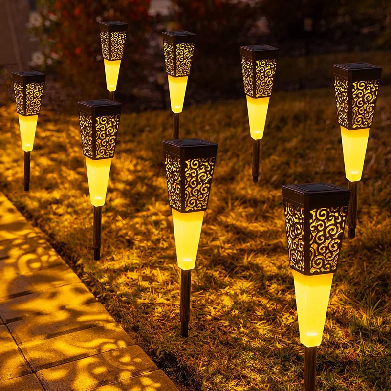 

Solar Pathway Lights Outdoor Garden Waterproof Path Decor Lights for Landscape Patio Lawn Yard Driveway Walkway