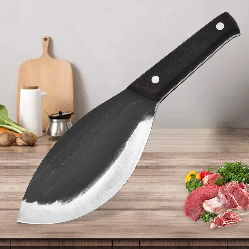 

Professional Butcher Knife 5Cr15Mov Stainless Steel Forged Kitchen Chef Knife Meat Fish Vegetables Cleaver Boning Hunting Knife