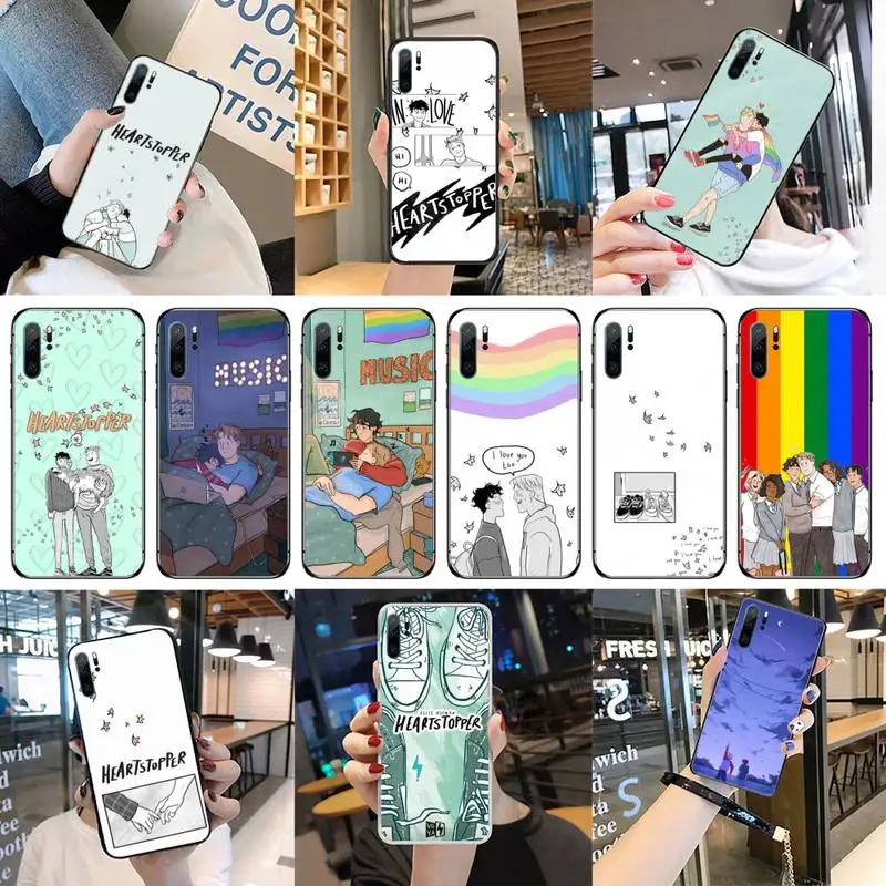 

Heartstopper comics Phone Case For Huawei P40 P20 P30 Mate 40 20 10 Lite Pro Nova 5t P Smart 2019