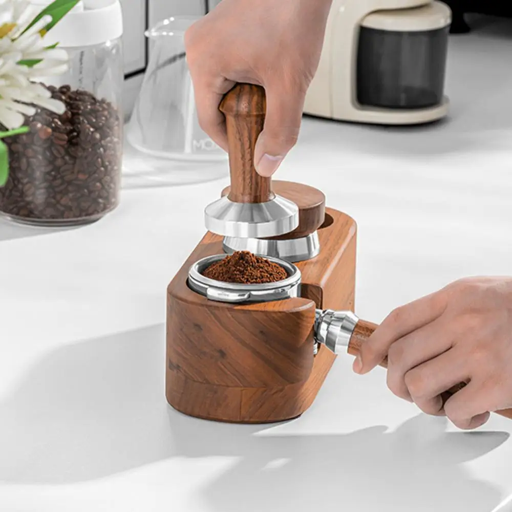 

Soft Silicone Bar Storage Rack Coffee Tampers Anti Slip Powder Machine Base Creative Knock Powder Residue Box Wholesale Hot