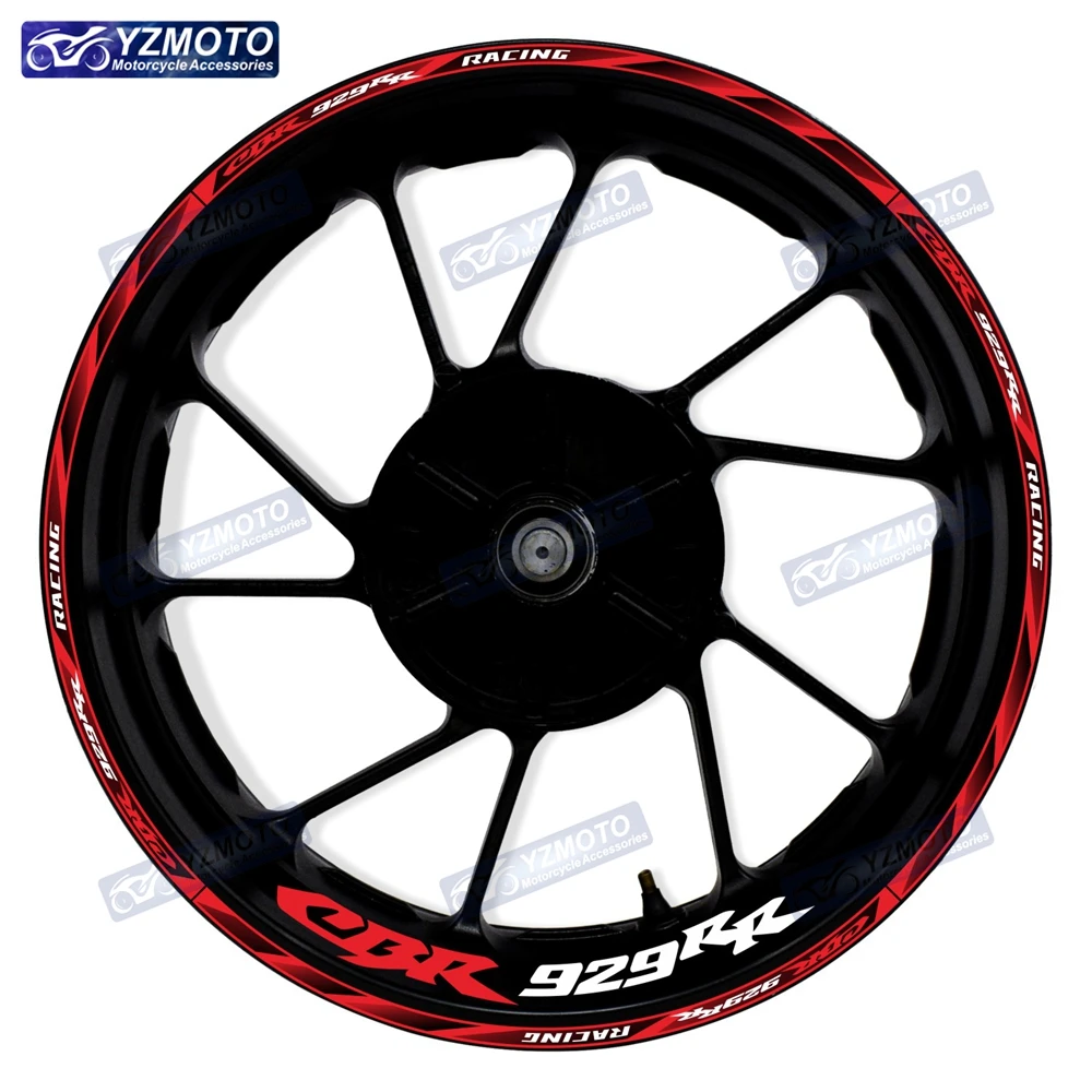 

Для Honda CBR929RR CBR929 RR мотоциклетная гоночная ступица переднего и заднего колеса 17-дюймовая наклейка водостойкий светоотражающий обод наклейки