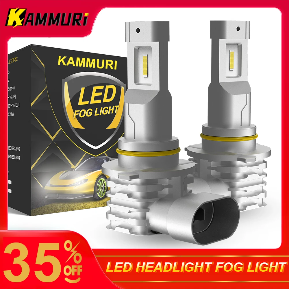 

2Pcs Car Fog Lights HB3 HB4 9005 9006 H10 H11 H8 H9 LED Bulb Canbus For Toyota Avensis Corolla Auris FJ Land Cruiser Camry Prius