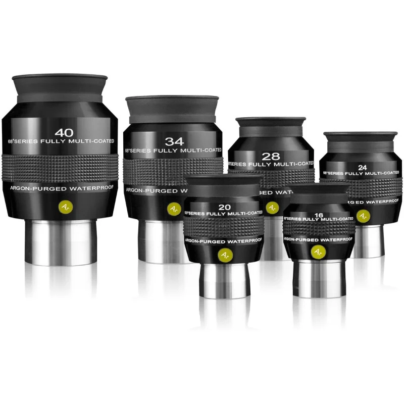 Explore Scientific 68 ° Series Eyepiece-ES16mm 20 мм 24 28 34 40 с аргоном водонепроницаемые и устойчивые к