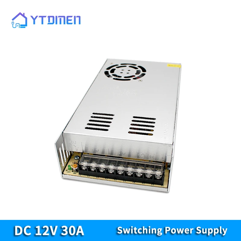 

Источник питания переменного тока в постоянный ток 110-220 В в постоянный ток 12 В трансформатор 30 А 360 Вт импульсный источник питания со встроен...