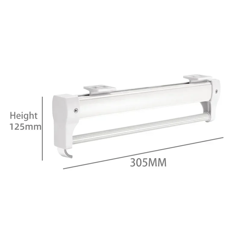 

Регулируемый сверхмощный выдвижной стержень для шкафа, обустройство дома, гардероб, штанга для одежды, верхнее крепление, стойка, бар, шарикоподшипник, направляющая