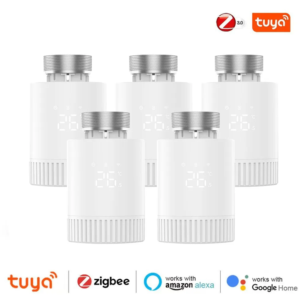 

YHYB Tuya Smart ZigBee Термостатический клапан для радиатора