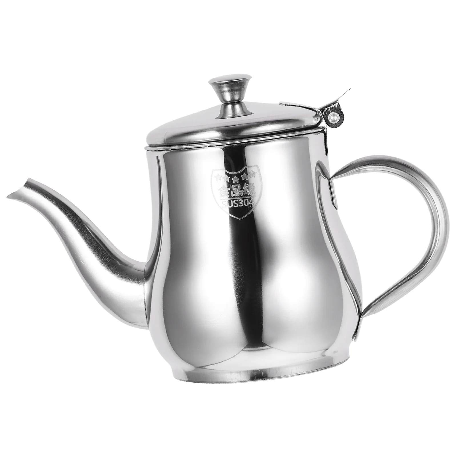 

Stainless Steel Oil Pot Food Metal Stock Tank Container Multi-functional Kitchen