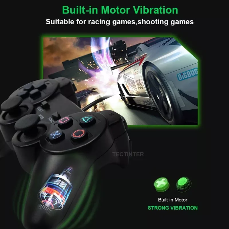

Best price For PS2 Wired USB PC Game Controller Gamepad Manette For Playstation 2 Controle Mando Joypad For playstation 2 Consol