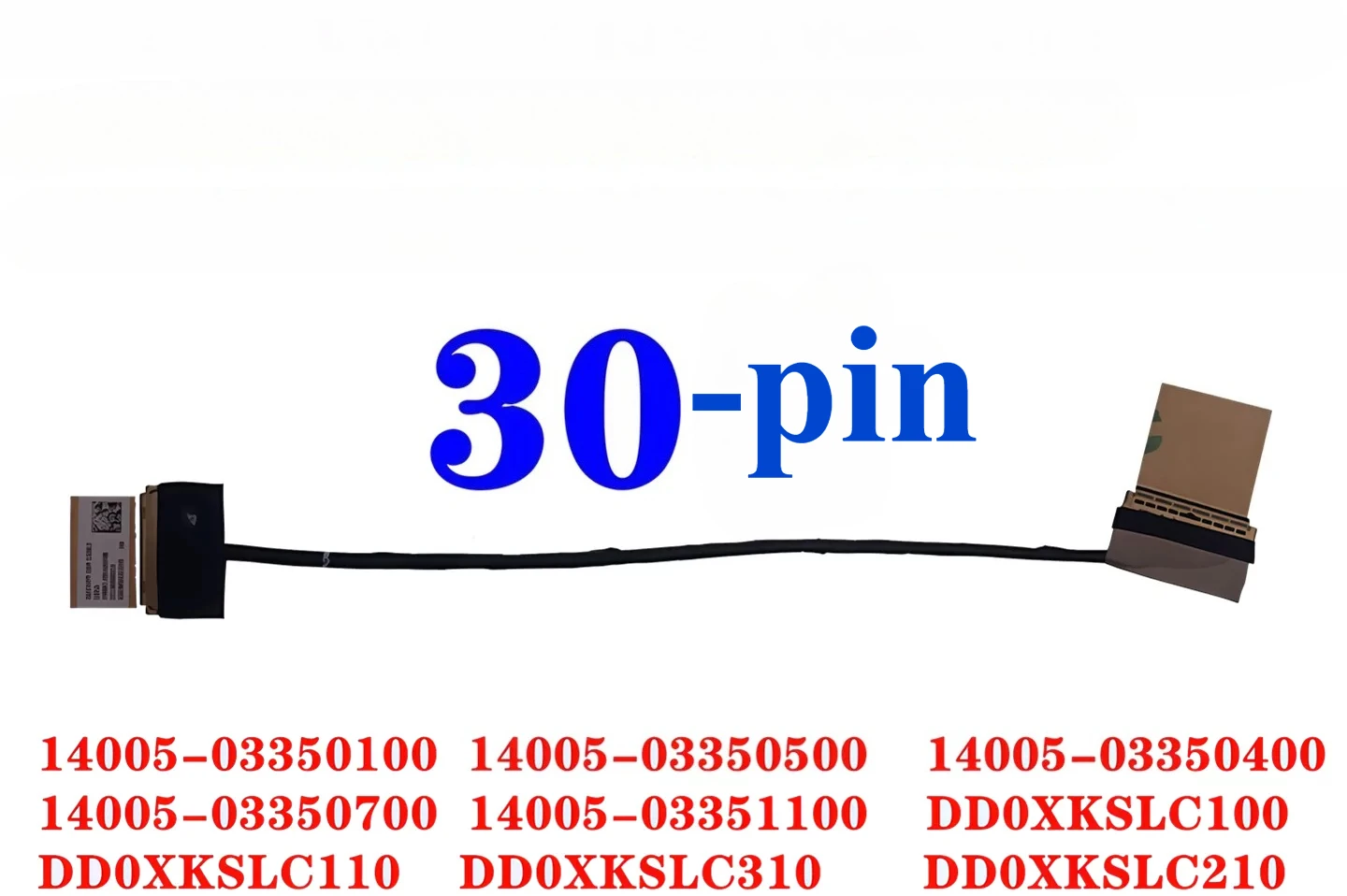 Фото Совершенно новый кабель для экрана Asus X421 X421FAY 14005-03350100 14005-03350500 14005-03350400 14005-03350700 14005-03351100 30-контактный №1