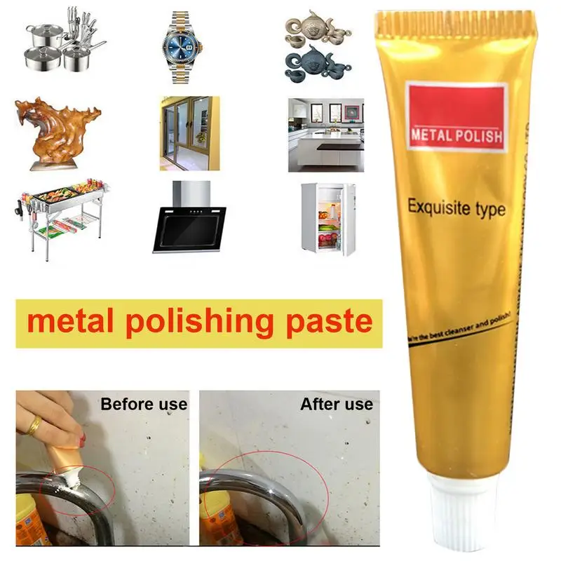 All Metal Polish Cream All Metal Polish Cream Metal Polish Cream Clean Polishing Paste Antique Coin Polish Rust Remover For Most images - 6