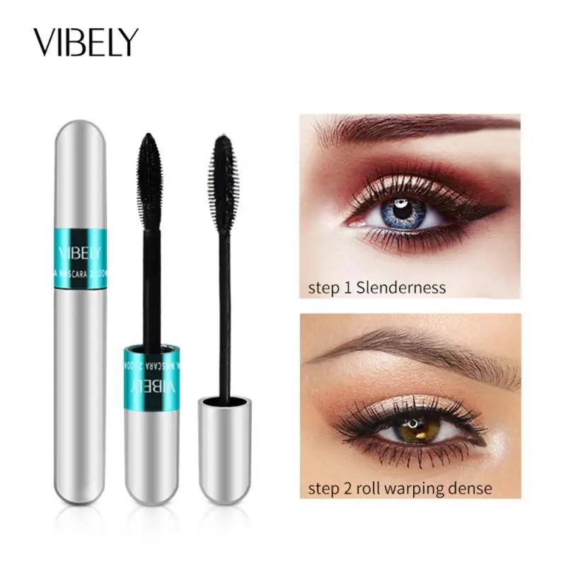 

1Pcs 4D Silk Fiber Lash Mascara Waterproof Mascara For Eyelash Extension Black Thick Eye Lashes Curler Cosmetic Makeup Beauty