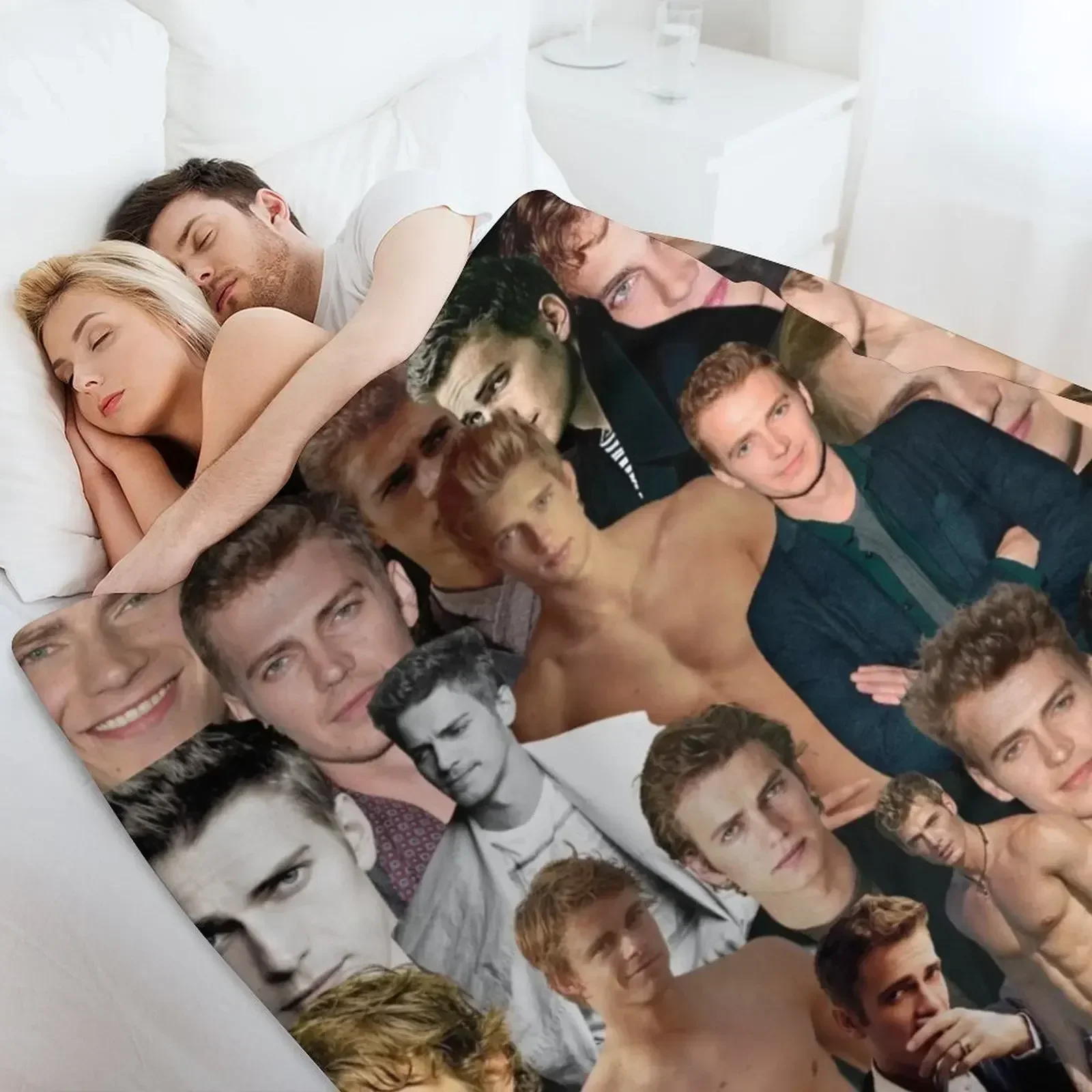 Hayden Christensen фотоколлаж мягкий плед