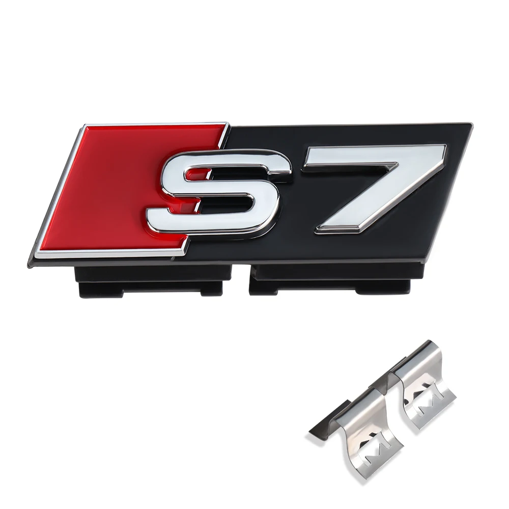 

Стайлинг автомобиля 3D ABS S3 S4 S5 S6 S7 логотип капот передняя решетка эмблема декор для Audi Sline A3 A4 B8 TTRS авто модификация аксессуары