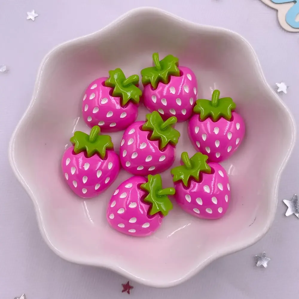 

10 шт. Смоловые фигурки клубника Diy Super Paradise