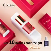 10 Pcs Gollee Eyelash Glue For Eyelash Extension Fast & Long Lash Glue With 1 Free Gollee Lash Primer Before Adhesive Extension