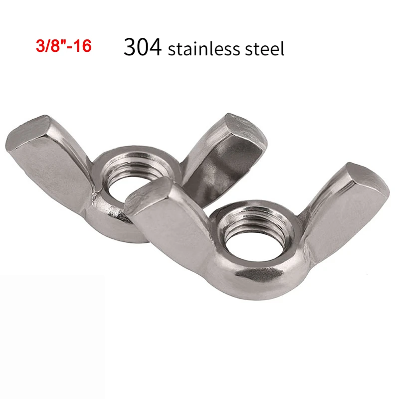 

США UNC Великобритания стандарт BSW 304 Нержавеющая сталь Бабочка гайка уши винты гайки крепление 10 #-24 3/16-24, 1/4-20,5/16-18,3/8-16
