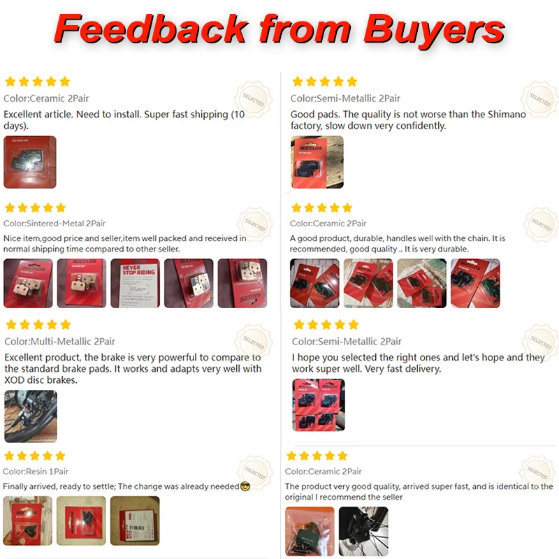 Керамические велосипедные тормозные колодки Bucklos