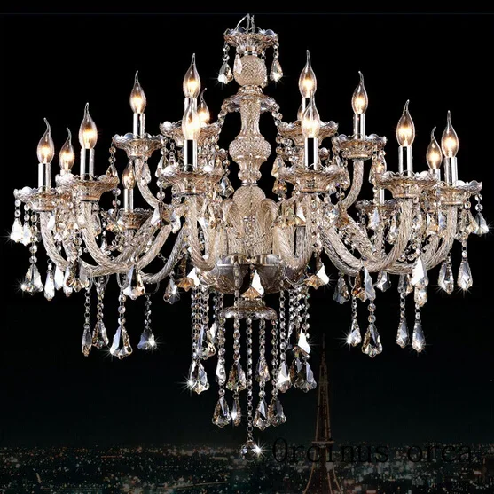 Европейский роскошный хрустальный подвесной светильник для гостиной ресторана