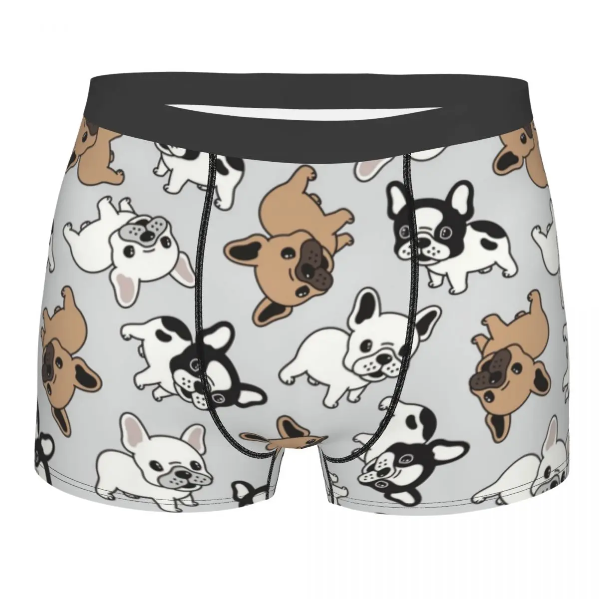

Custom Frenchie French Bulldog Underwear Men Breathbale Dogs Lover Boxer Briefs