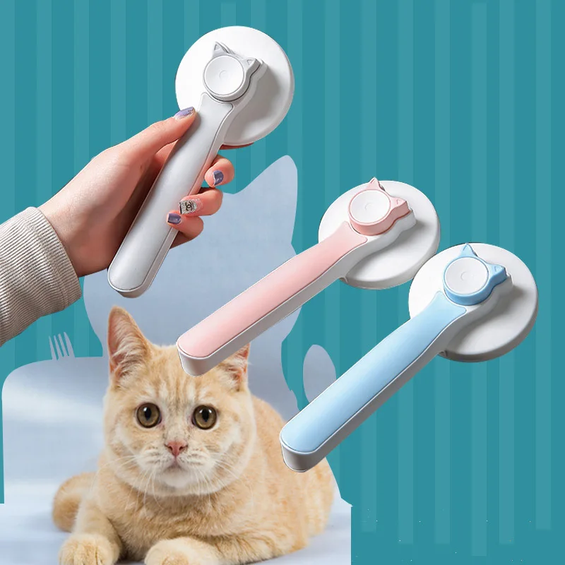 

Pet Cat Brush Dog Comb Hair Removes Pet Hair Comb Self Cleaning Slicker Brush For Cats Dogs Removes Tangled Hair Beauty Products