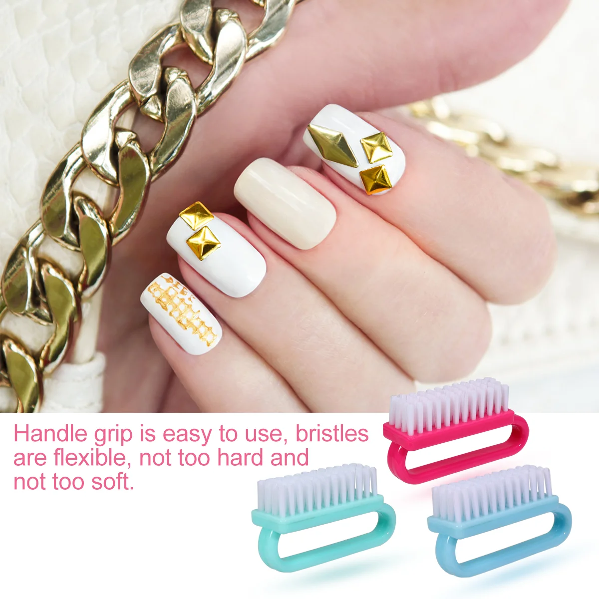 

6pcs Nail Brushes for Cleaning Nails, Nail Cleaner Scrubbing Fingernail Brush